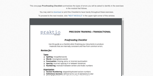 Precision Weekly: Transactional